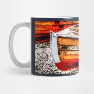 Derwentwater Wooden Rowing Boat Mug